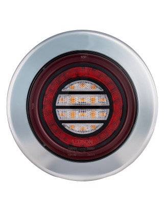 Tail light - Ledson - Breeze R1 - 6.1" - 15.5cm - Clear - Tail - Brake - Ind - 12V-48V