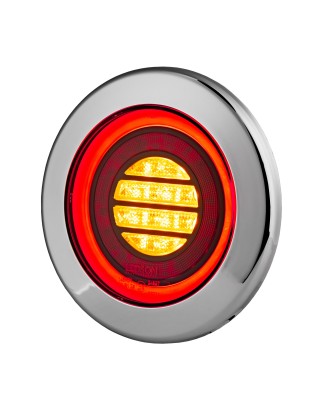 Tail light - Ledson - Breeze R1 - 6.1" - 15.5cm - Clear - Tail - Brake - Ind - 12V-48V