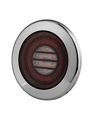 Bakljus - Ledson - Breeze R1 - 6.1" - 15.5cm - Klar - Bak - Broms - Blink - 12V-48V
