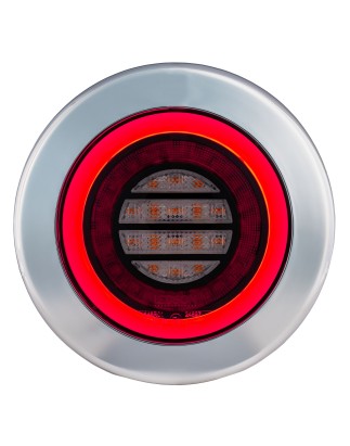 Tail light - Ledson - Breeze R1 - 6.1" - 15.5cm - Clear - Tail - Brake - Ind - 12V-48V