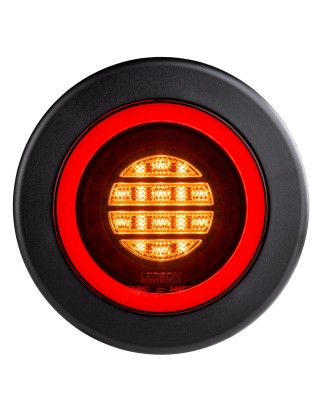 Achterlicht - Ledson - Breeze R1 - 6.1" - 15.5cm - Smoke - Achter - Rem - Richting - 12V-48V
