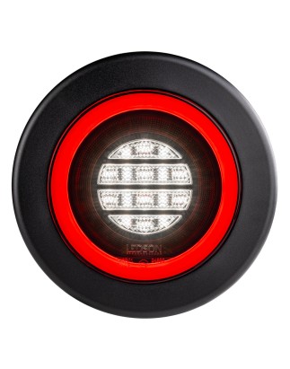 Tail light - Ledson - Breeze R1 - 6.1" - 15.5cm - Smoke - Tail - Rev - 12V-48V