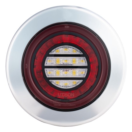 Tail light - Ledson - Breeze R1 - 6.1" - 15.5cm - Clear - Tail - Fog - 12V-48V