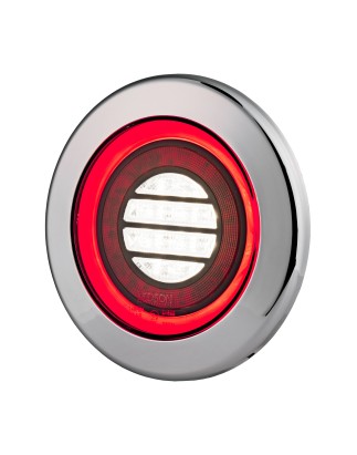 Tail light - Ledson - Breeze R1 - 6.1" - 15.5cm - Clear - Tail - Fog - 12V-48V