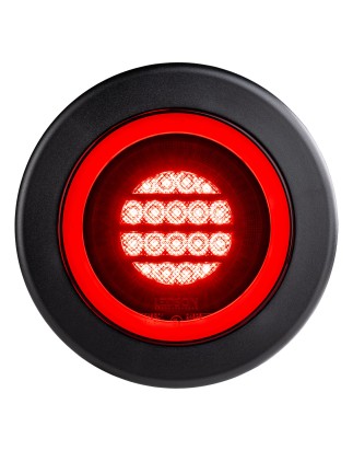 Tail light - Ledson - Breeze R1 - 6.1" - 15.5cm - Smoke - Tail - Fog - 12V-48V