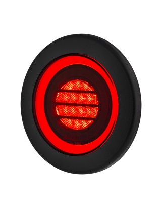 Bakljus - Ledson - Breeze R1 - 6.1" - 15.5cm - Smoke - Bak - Dim - 12V-48V