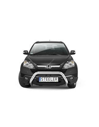 Bullbar - Steeler - A-bar - High gloss stainless steel - Honda - CR-V - 2007-2009