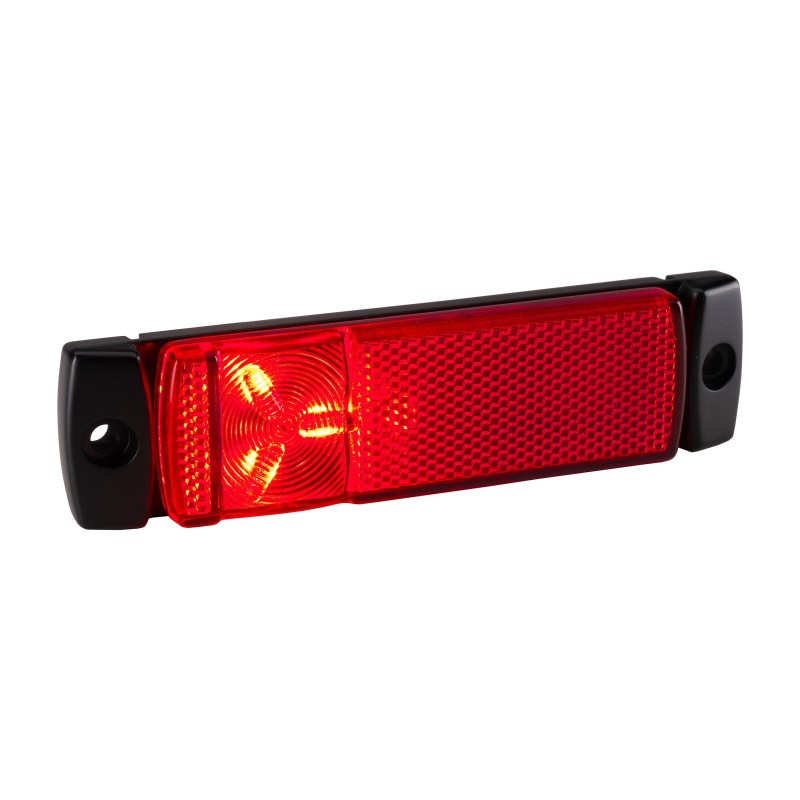 Begrenzungsleuchte - Ledson - Optoline STAR - 5.1" - 13cm - Rot - 12V-30V