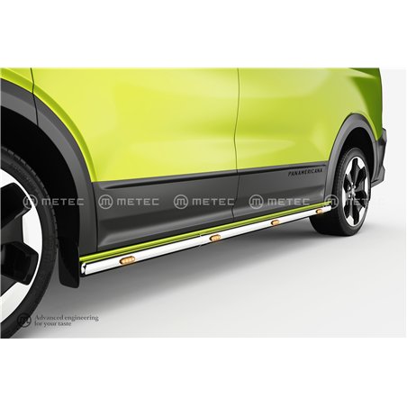 Seitenschutzbügel - Metec - Brace-it - LED - Satz - Volkswagen - Transporter - T7 - L1/WB 3100 - 2024+