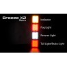Bakljus - Ledson - Breeze X2 - Retro - 4.3" - 11cm - Röd - Bak - Broms - 12V-48V