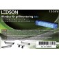 Blixtljus - Ledson - 4.3" - 10.9cm - Klar - 14 blixtmönster - Blå - R65-2 - 12V-24V -