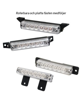 Flitser - Ledson - 4.3" - 10.9cm - Helder - 14 flitspatronen - Amber - R65-2 - 12V-24V