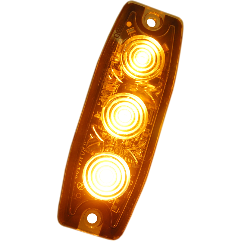 Blitzleuchte - Ledson - Ultra Thin - 3.5" - 8.8cm - Amber - 12 Blitzmuster - Amber - 12V-24V Blitzleuchte - Ledson - Ultra Thin - 3.5" - 8.8cm - Amber - 12 Blitzmuster - Amber - 12V-24V