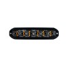 Flitser - Ledson - Nexus - 4.4" - 11.3cm - Helder - Flexibel - 19 flitspatronen - Amber - R65 - 12V-30V