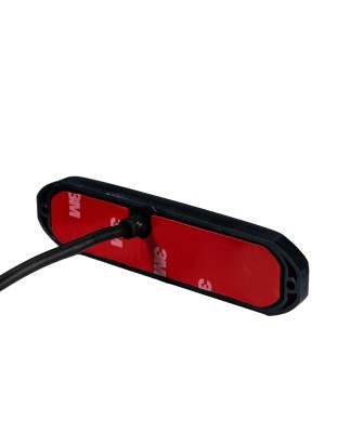 Blixtljus - Ledson - Nexus - 4.4" - 11.3cm - Klar - Flexibel - 19 blixtmönster - Bärnsten - R65 - 12V-30V -