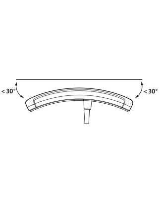 Blixtljus - Ledson - Nexus - 4.4" - 11.3cm - Klar - Flexibel - 19 blixtmönster - Bärnsten - R65 - 12V-30V -