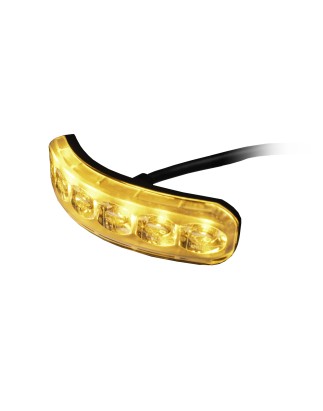 Flitser - Ledson - Nexus - 4.4" - 11.3cm - Helder - Flexibel - 19 flitspatronen - Amber - R65 - 12V-30V