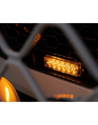 Flitser - Ledson - 6 LED - 4.4" - 11.3cm - Helder - 26 flitspatronen - Amber - R65 - 12V-30V