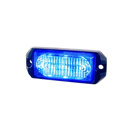 Blitzleuchte - Ledson - Astro 3 - 3" - 7.6cm - Klar - 26 Blitzmuster - Blau - R65 - 12V-30V