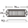 Flitser - Ledson - Astro 3 - 3" - 7.6cm - Helder - 26 flitspatronen - Blauw - R65 - 12V-30V