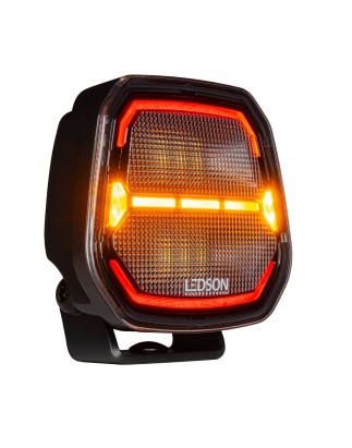 Arbeitsbeleuchtung - Ledson - Epix 4.5+ - Strobe - 4.2" - 10.7cm - Smoke - Positionslicht Rot/Amber - 5 Blitzmuster - Work / Scene