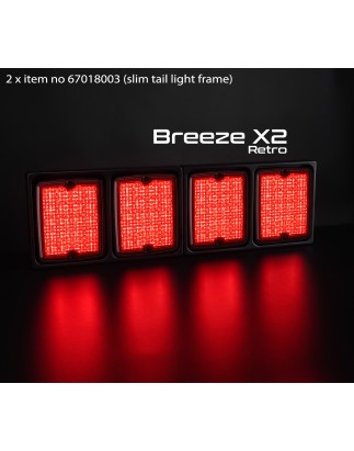 Bakljus - Ledson - Breeze X2 - Retro - 4.3" - 11cm - Klar - Back - 12V-48V