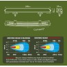 LED bar - Ledson - Alfa 21 - Gen2 - 21.6" - 54.8cm - Smoke - curved - Driving
