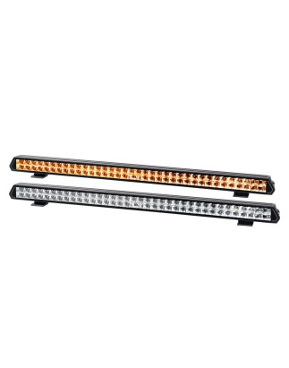 LED-ramp - Ledson - Alfa 41+ - Gen2 - 40.6" - 103.2cm - Smoke - Powerboost - Positionsljus Vit/Bärnsten - Driving 