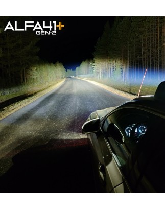 LED bar - Ledson - Alfa 41+ - Gen2 - 40.6" - 103.2cm - Smoke - Powerboost - Positielicht Wit/Amber - Driving