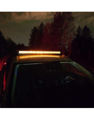 LED bar - Ledson - Alfa 41+ - Gen2 - 40.6" - 103.2cm - Smoke - Powerboost - Positielicht Wit/Amber - Driving