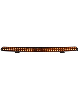 LED-ramp - Ledson - Alfa 41+ - Gen2 - 40.6" - 103.2cm - Smoke - curved - Positionsljus Vit/Bärnsten - Driving 