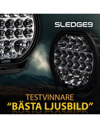 Extraljus - Ledson - Sledge 9 - 9" - 22.8cm - Driving Spot Combo