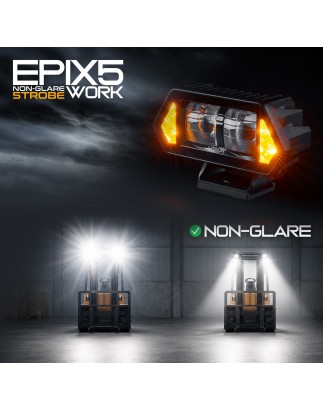 Work light - Ledson - Epix 5 - Work Strobe - 5" - 12.7cm - No Glare - 5 flash patterns - Work / Scene