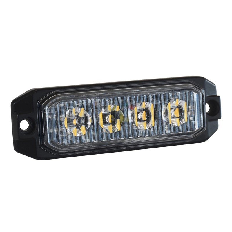 Rückleuchte - Briod - Mini - 4" - 10.1cm - Klar - Rückfahr - Arbeit - 12V-24V -