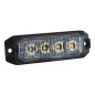 Tail light - Briod - Mini - 4" - 10.1cm - Clear - Rev - Work - 12V-24V Tail light - Briod - Mini - 4" - 10.1cm - Clear - Rev - Work - 12V-24V