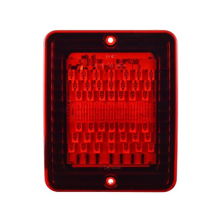 Bakljusenhet - Briod - Rear-Light - 4.3" - 11cm - Röd - Bak - Broms - 12V-30V