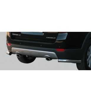 Captiva 06-10 Angular Rear Protection - PPA/190/IX - Rearbar / Opstap - Verstralershop