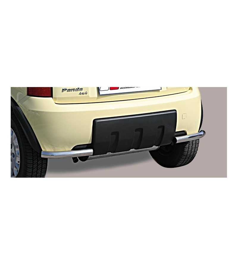 Panda 4x4 05- Angular Rear Protection - PPA/163/IX - Rearbar / Opstap - Verstralershop