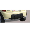 Panda 4x4 05- Angular Rear Protection - PPA/163/IX - Rearbar / Opstap - Verstralershop