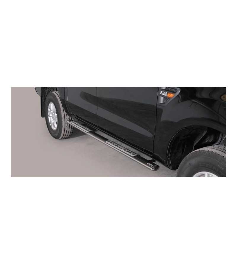 Ranger 12- Double Cab Design Side Protection Oval - DSP/295/IX - Lights and Styling