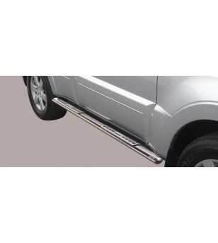 Pajero 07- 5DR Design Side Protection Oval - DSP/198/IX - Sidebar / Sidestep - Verstralershop