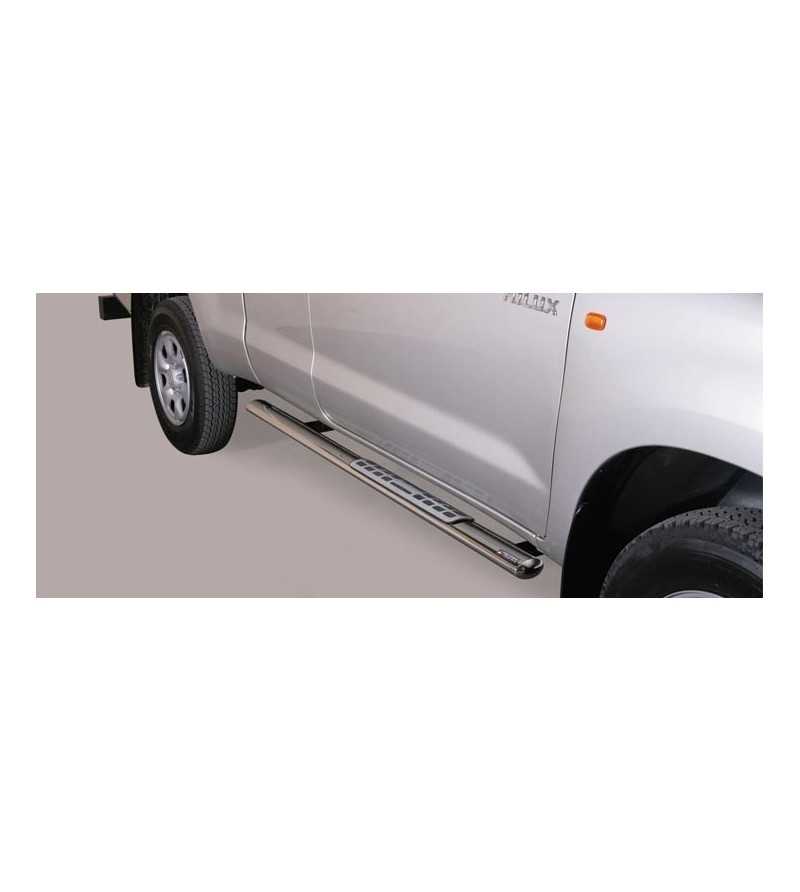 Hilux 06-11 Extra Cab Design Side Protection Oval - DSP/171/IX - Sidebar / Sidestep - Verstralershop