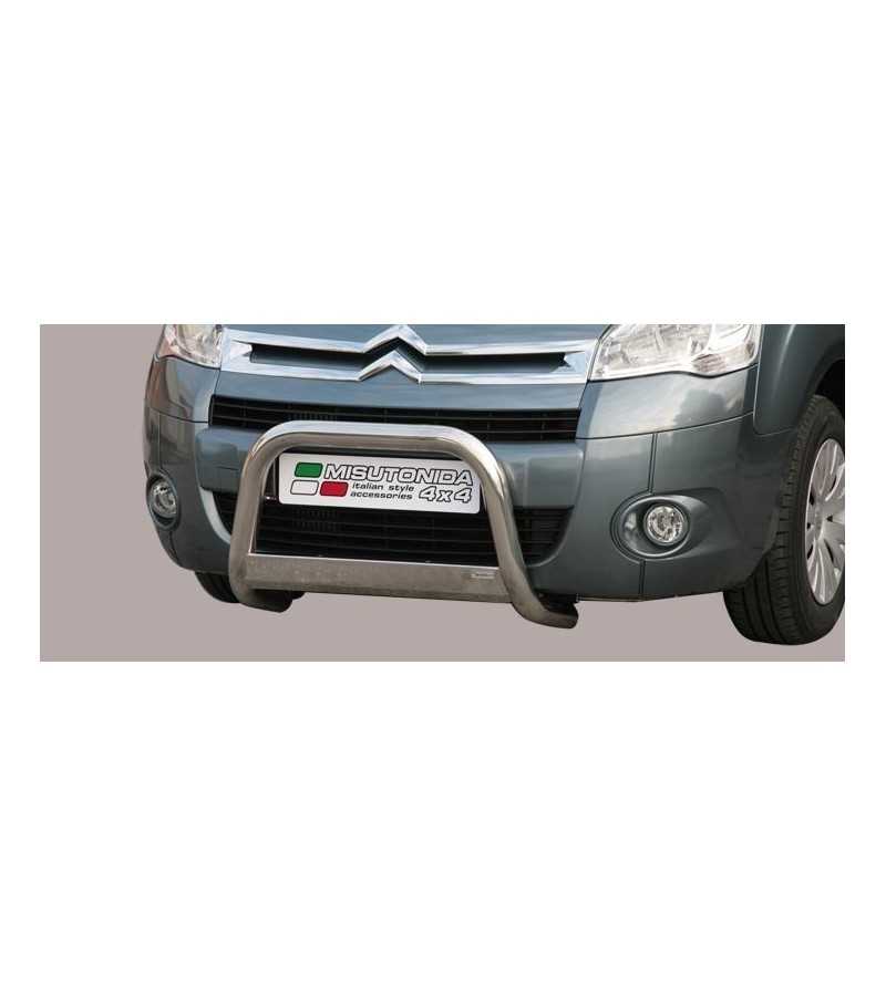 Berlingo 08- Medium Bar ø63 EU - EC/MED/230/IX - Bullbar / Lightbar / Bumperbar - Verstralershop