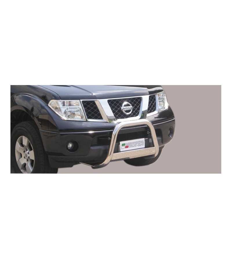 Navara 06-09 Medium Bar ø63 EU - EC/MED/167/IX - Bullbar / Lightbar / Bumperbar - Verstralershop