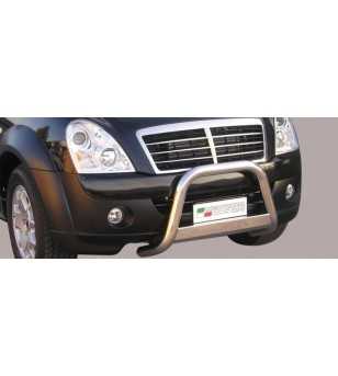 Rexton II 07- Medium Bar ø63 EU - EC/MED/189/IX - Bullbar / Lightbar / Bumperbar - Verstralershop