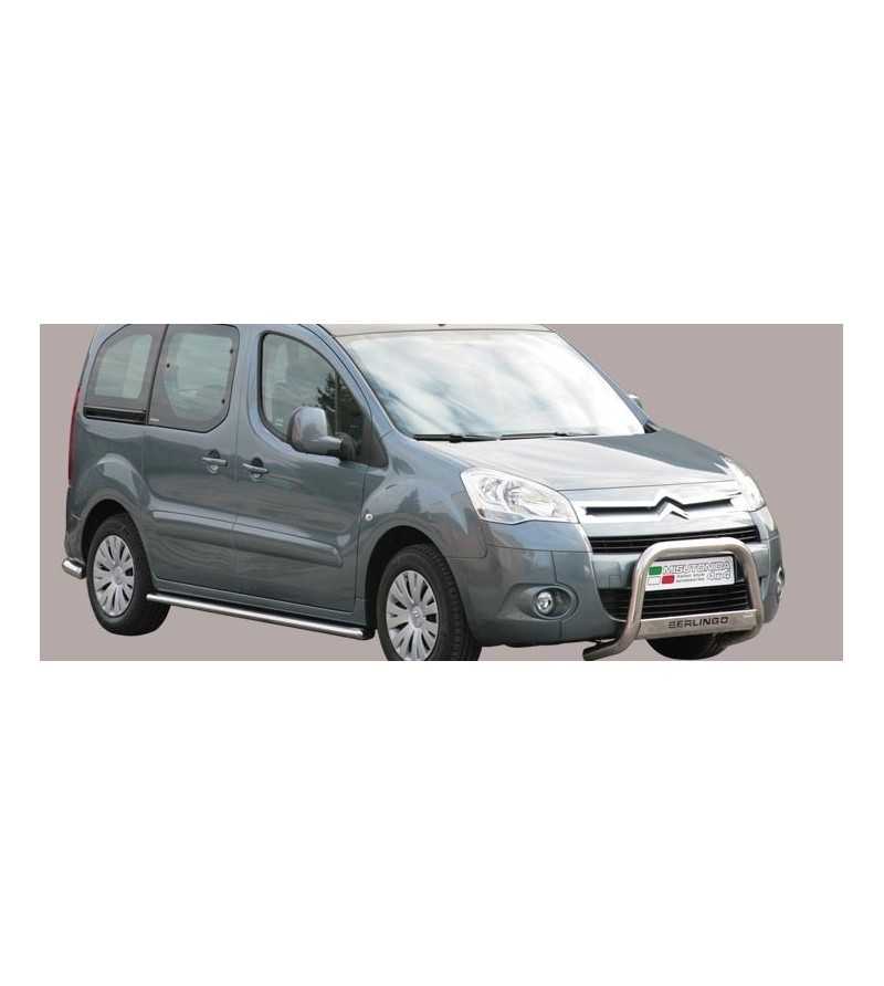 Berlingo 08- Medium Bar ø63 Inscripted EU - EC/MED/K/230/IX - Bullbar / Lightbar / Bumperbar - Verstralershop