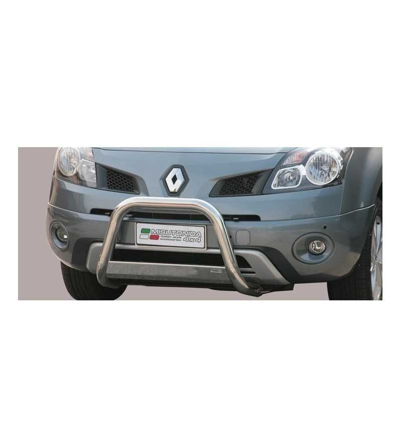 Koleos 07- Medium Bar ø63 Inscripted EU - EC/MED/K/226/IX - Bullbar / Lightbar / Bumperbar - Verstralershop