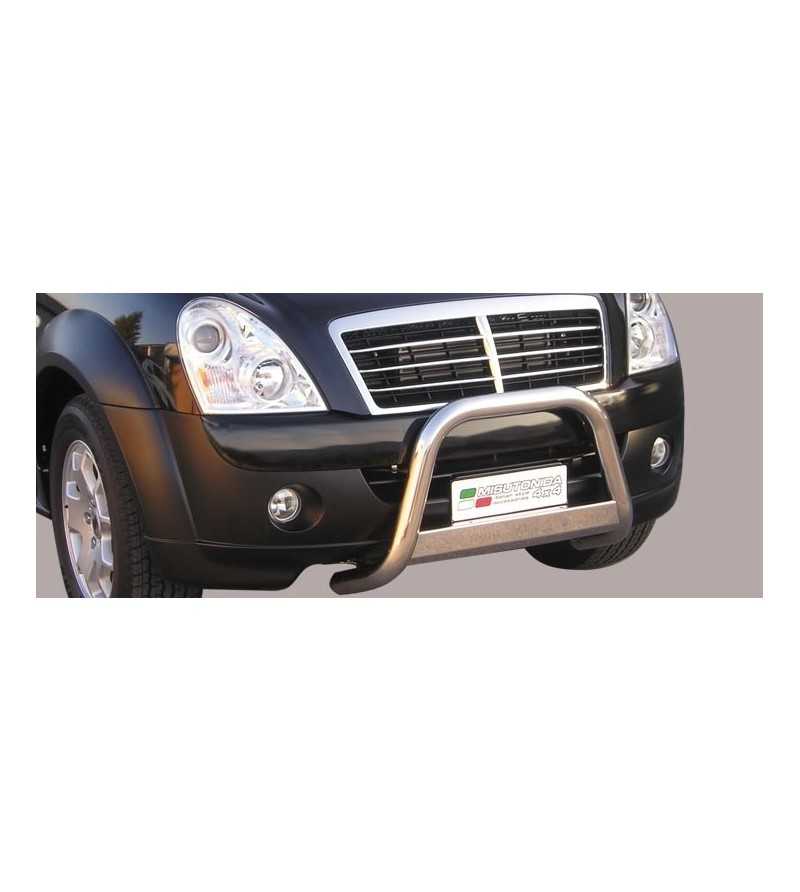 Rexton II 07- Medium Bar ø63 Inscripted EU - EC/MED/K/189/IX - Bullbar / Lightbar / Bumperbar - Verstralershop