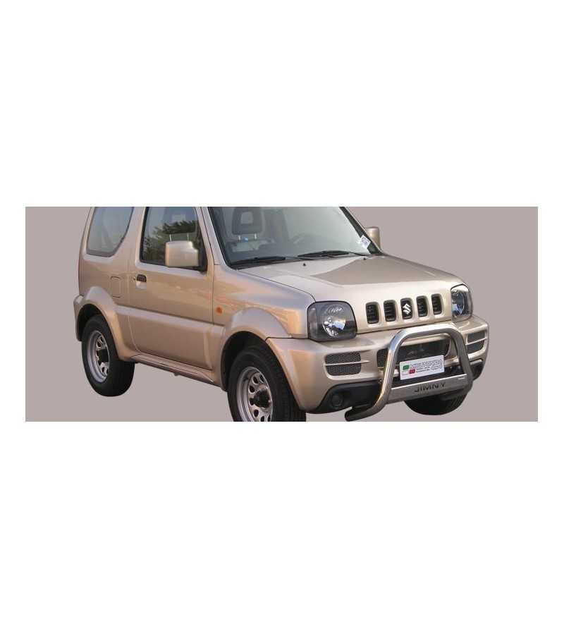 Jimny 06- Medium Bar ø63 Inscripted EU - EC/MED/K/177/IX - Bullbar / Lightbar / Bumperbar - Verstralershop