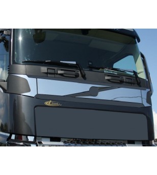 Volvo FH 2013- Top grille stainless - 010VFH2013 - Grille - Verstralershop